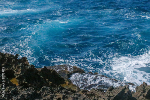 waves on the beach