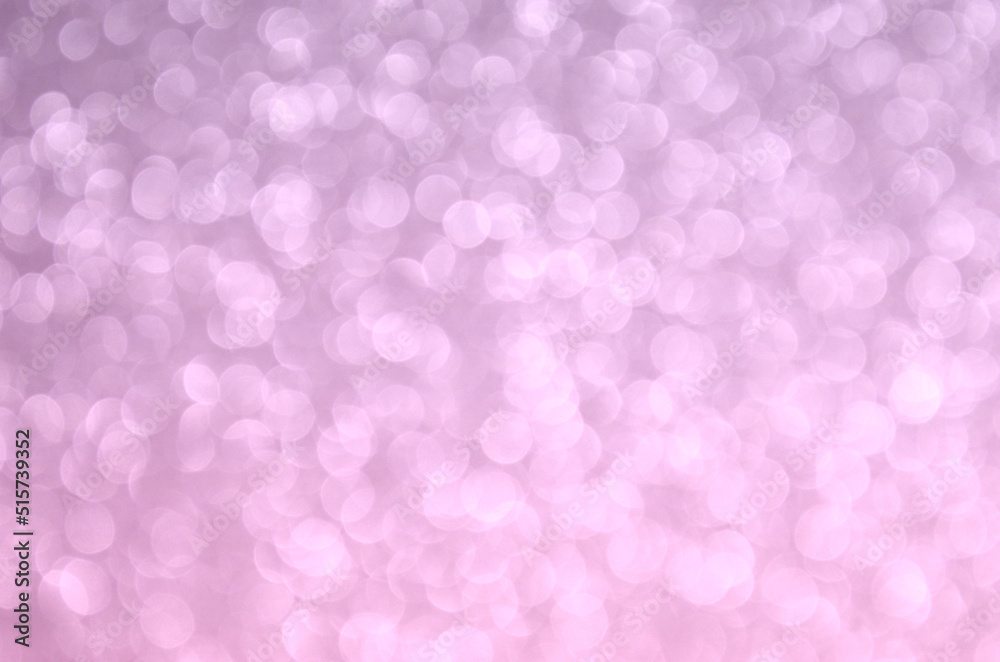 Fondo glitter con efecto bokeh desenfocado de color degradado lila y rosa. Se puede usar como fondo Fondo glitter con efecto bokeh desenfocado de color degradado lila y rosa. Se puede usar como fondo
