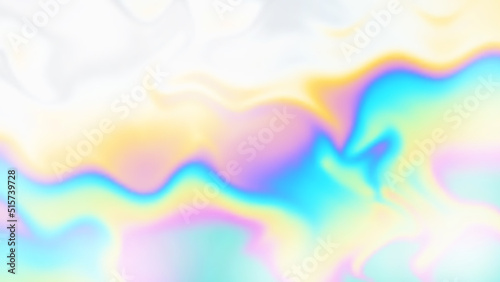 Abstract holographic background with place for text, copy space. Oil spill effect background. Not trace, include mesh gradient. Vector EPS10