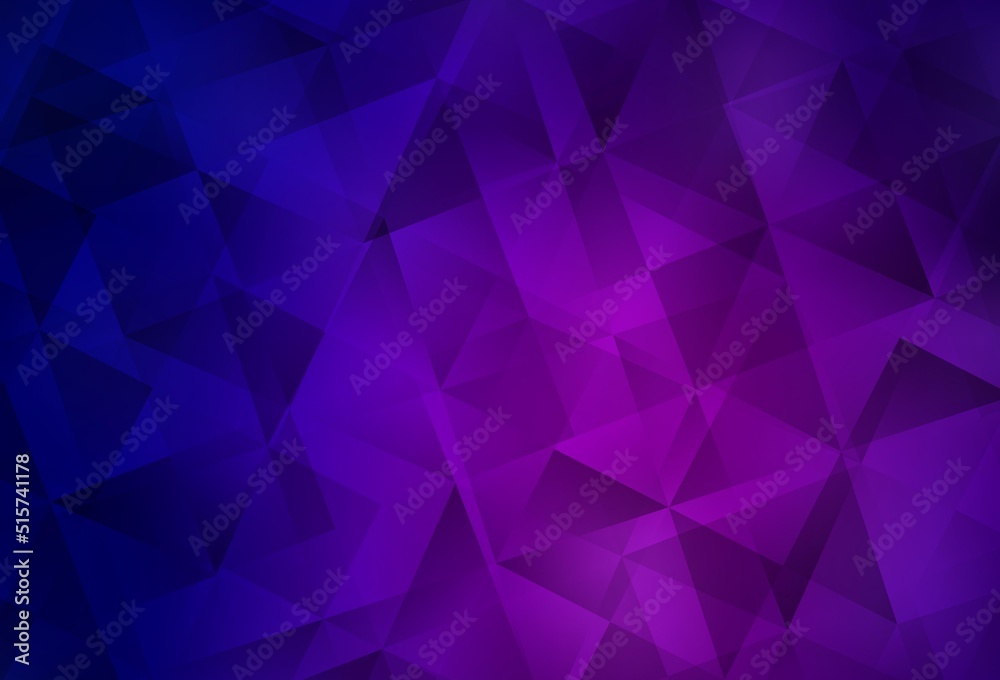 Dark Purple, Pink vector abstract polygonal pattern. Dark Purple, Pink vector abstract polygonal pattern.