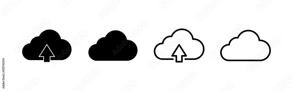 Cloud icon vector. cloud sign and symbol Cloud icon vector. cloud sign and symbol