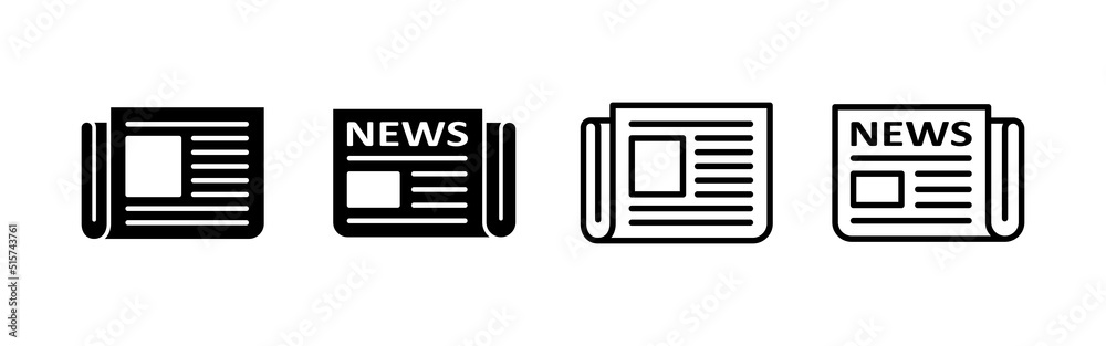 Newspaper icon vector. news paper sign and symbolign Newspaper icon vector. news paper sign and symbolign