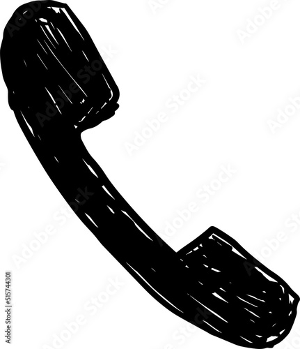 手書きの電話アイコン