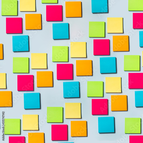 abstract colorful post it background