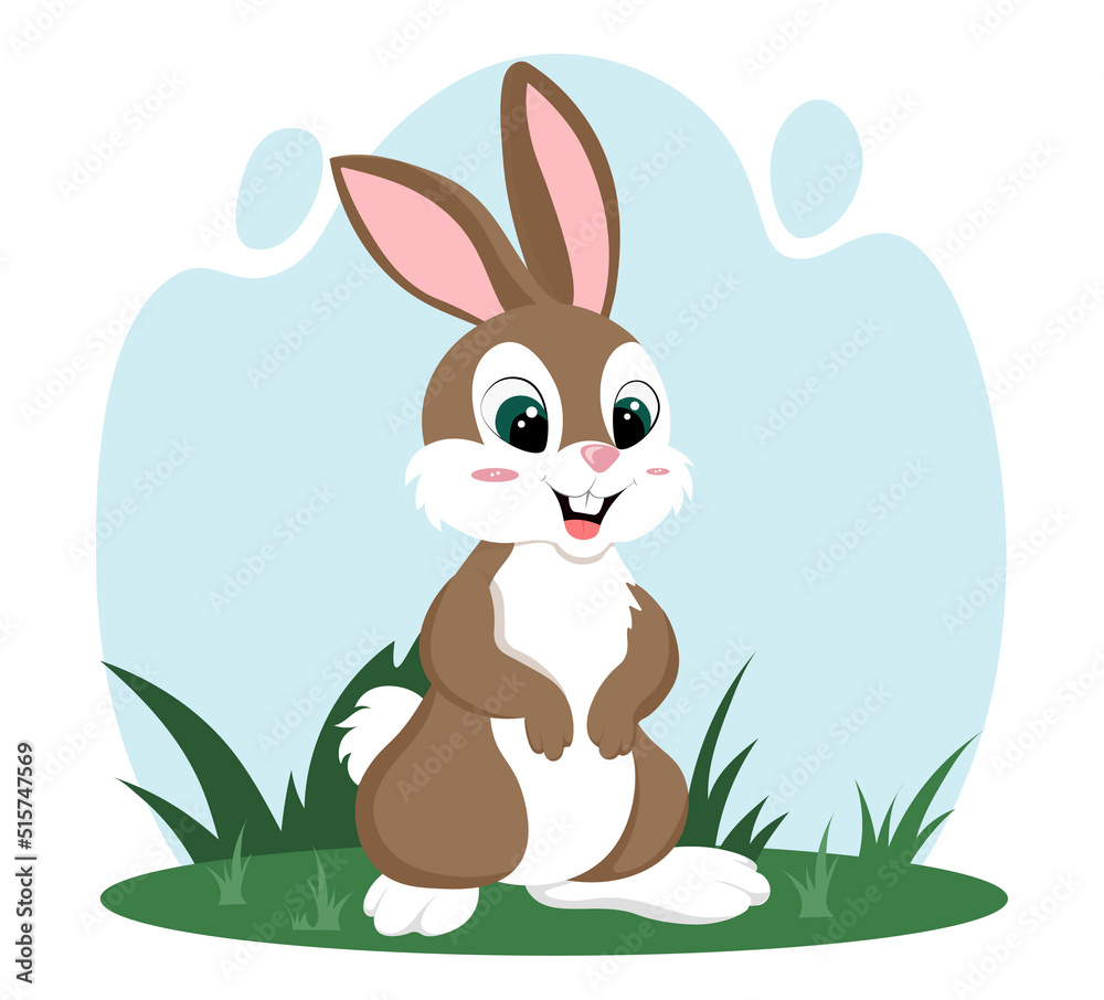 Fototapeta premium Cute little rabbit