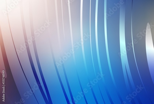 Light Blue, Yellow vector layout with curved lines.