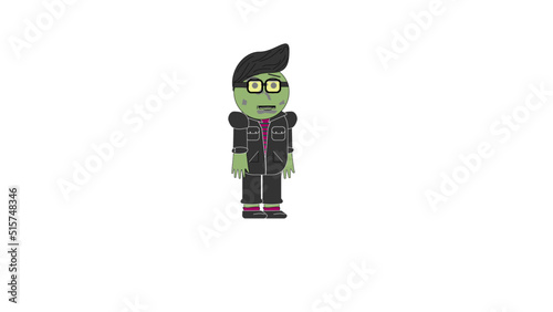 Dead Man Zombie Puppet for Character Animator
