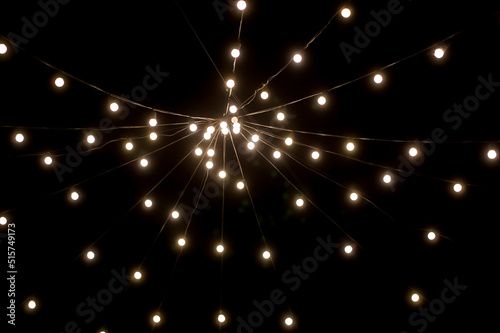 Fototapeta Naklejka Na Ścianę i Meble -  party lights string