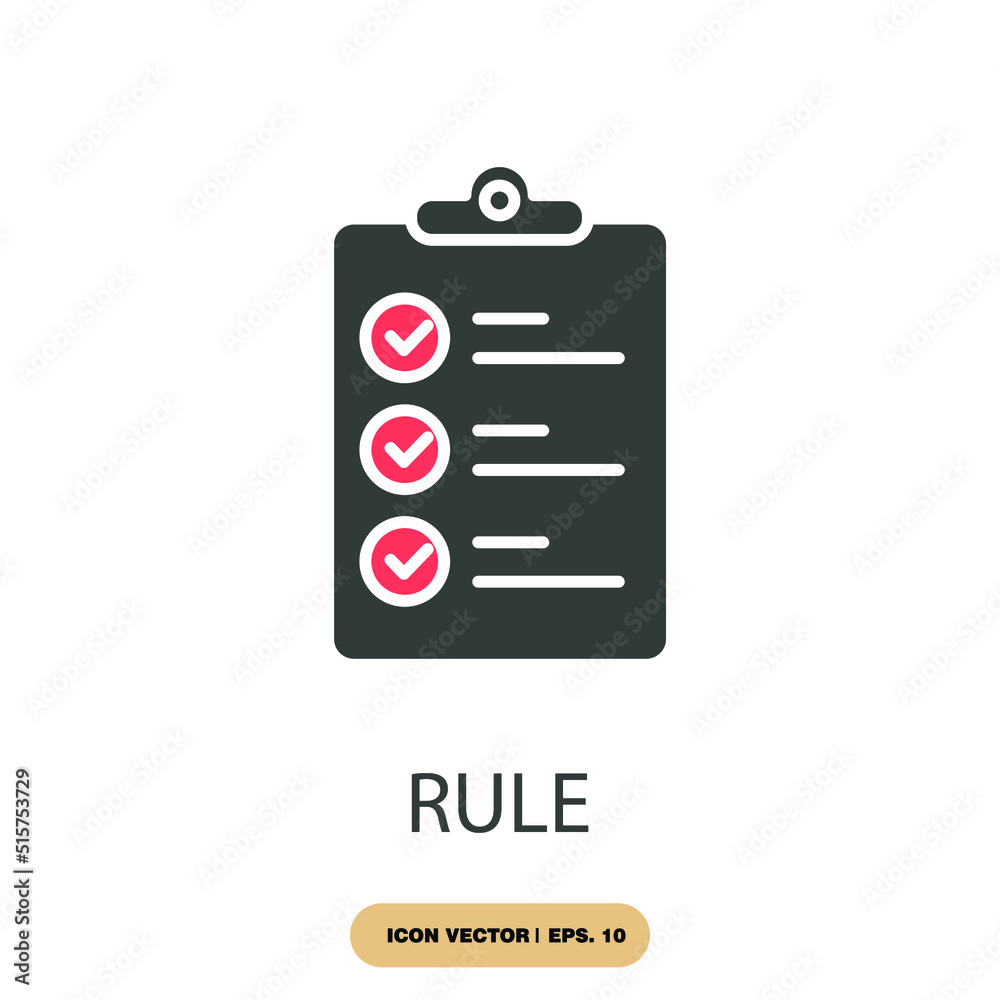 rule icons symbol vector elements for infographic web rule icons symbol vector elements for infographic web