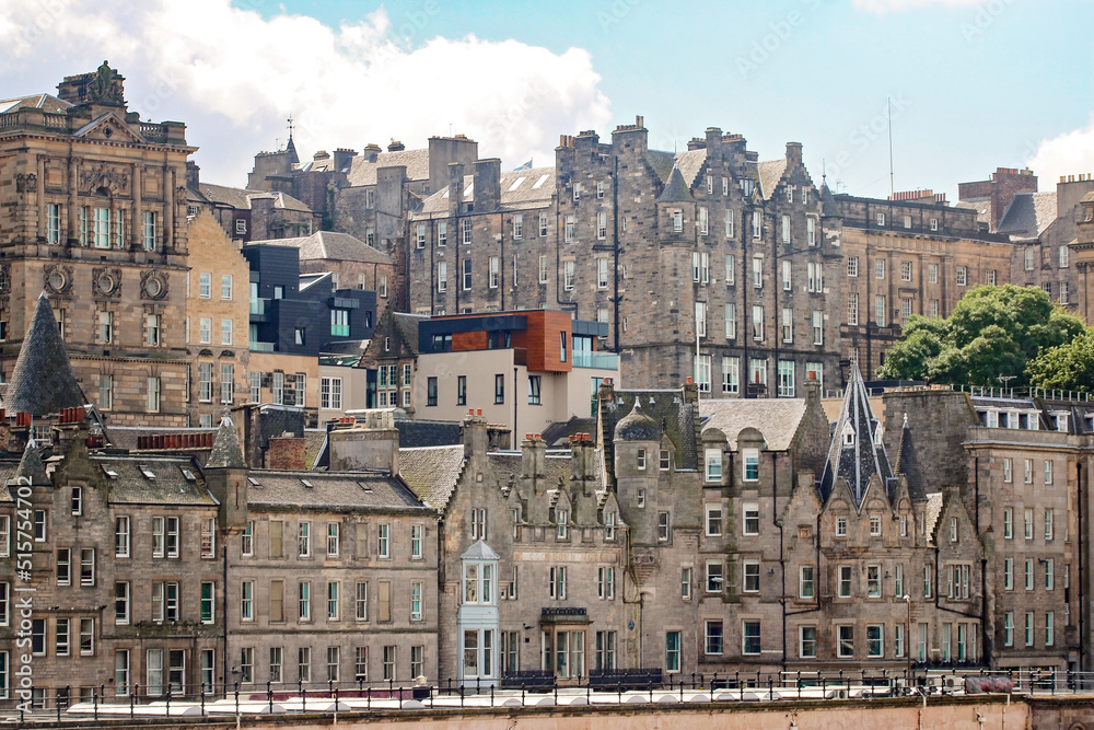 Buildings  in the Scottish City of Edinburgh