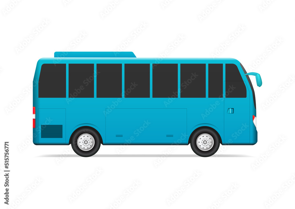 bus side view bus side view