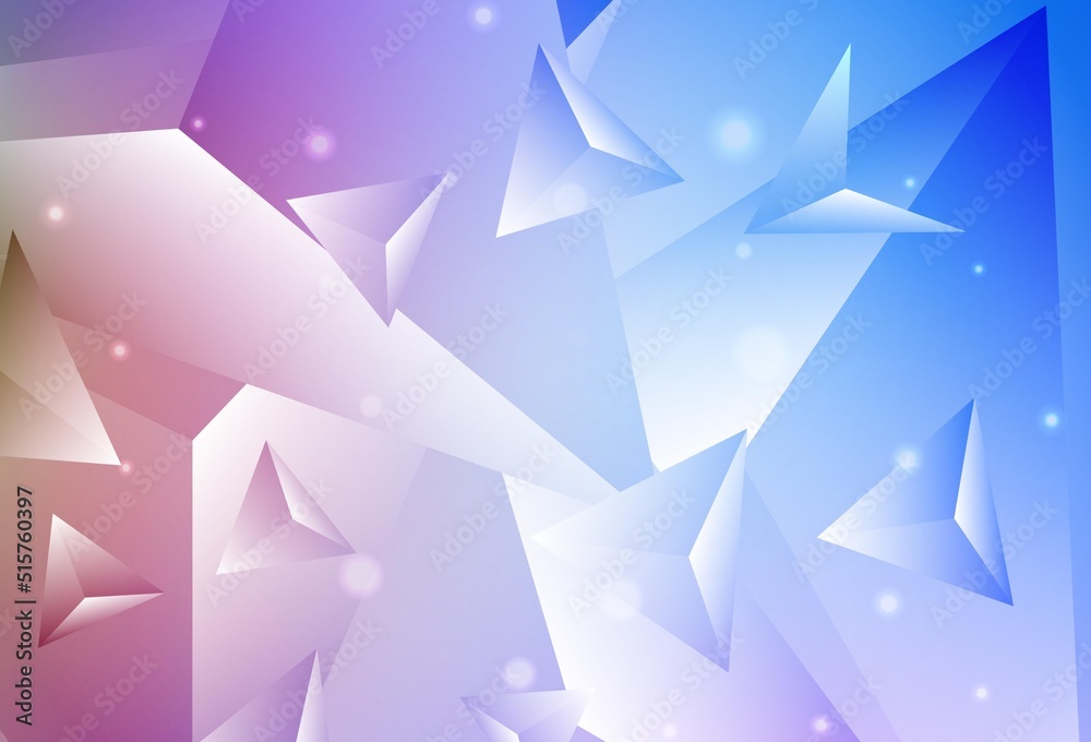 Light Blue, Red vector abstract polygonal background. Light Blue, Red vector abstract polygonal background.