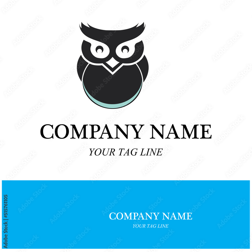 owl logo and symbol vector owl logo and symbol vector