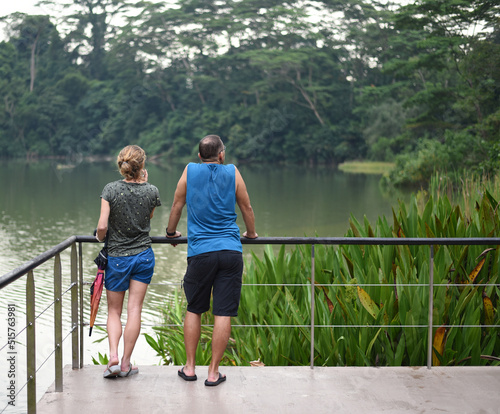 couple in a park
