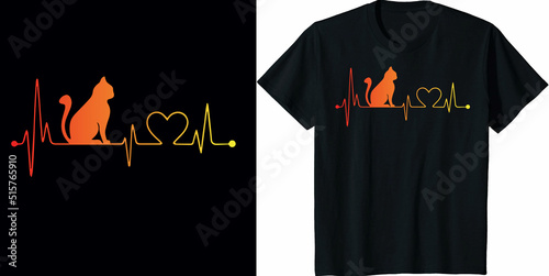Cat T-Shirt Design