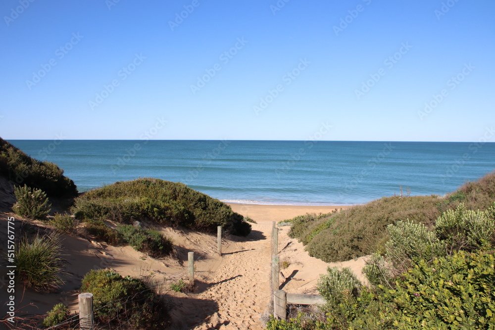 The Ninety Mile Beach near the town of Loch Sport, Central Gippsland, Victoria, Australia.