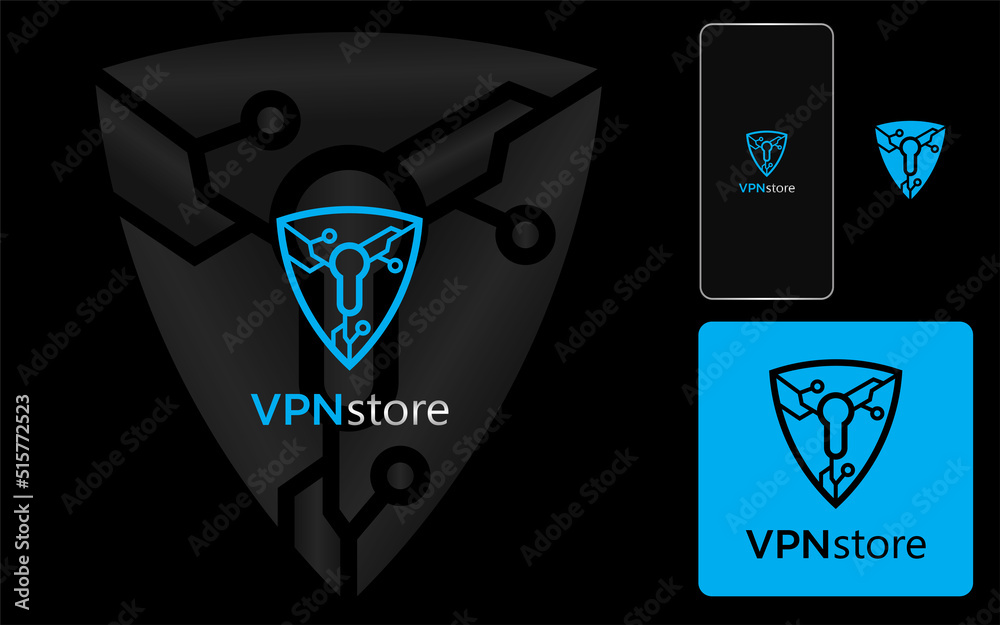 Scurity app modern logo vector Scurity app modern logo vector