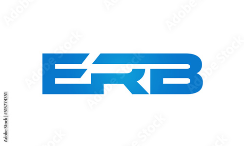 Connected ERB Letters logo Design Linked Chain logo Concept