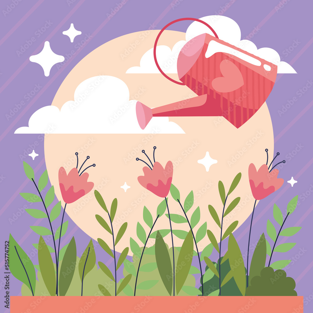 gardening sprinkler pot with flowers gardening sprinkler pot with flowers