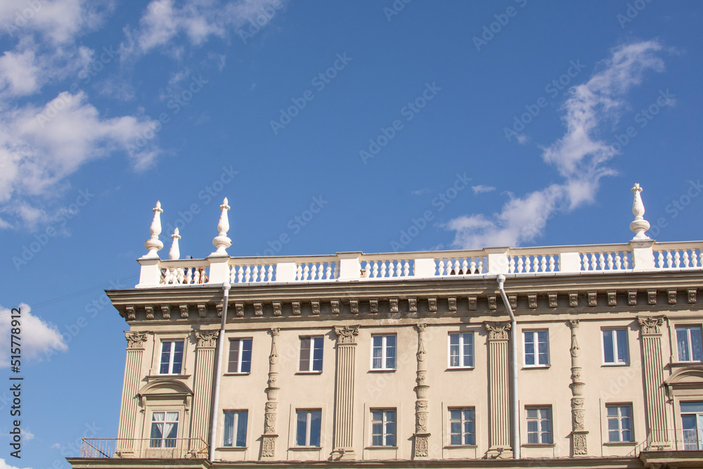 Stalinist architecture on Independence Avenue in Minsk