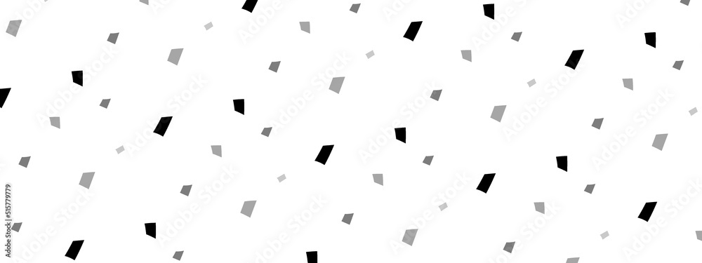 白黒の紙吹雪の背景グラフィック素材
