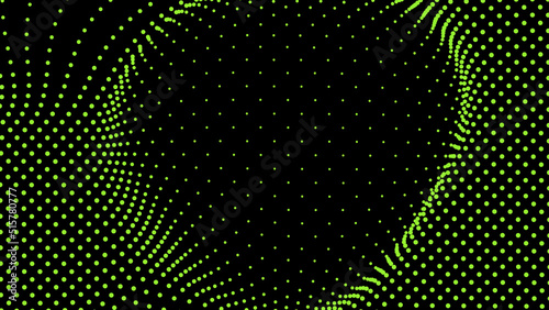 Dome-shaped protrusion part seine by stretching mesh for the illusion three-dimensional deformation of the surface. Screen media video trippy. Mesh LCD display. Scale size different hole space.