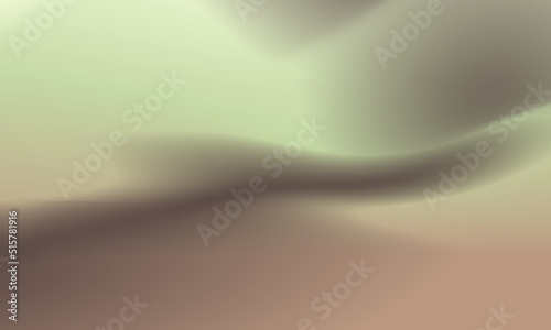 Beautiful gradient background of brown and green smooth and soft texture