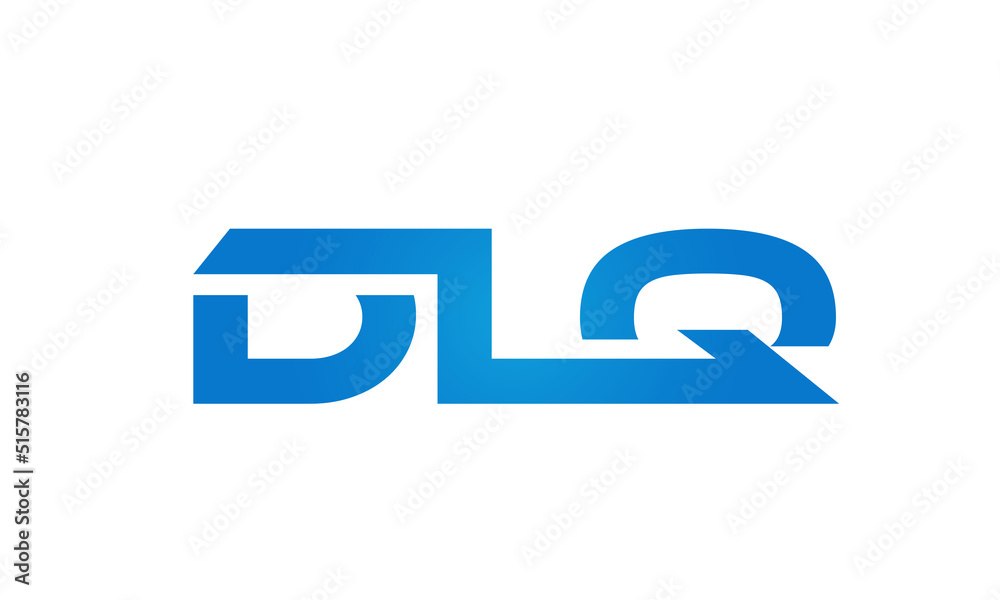 Connected ALQ Letters logo Design Linked Chain logo Concept Connected ALQ Letters logo Design Linked Chain logo Concept