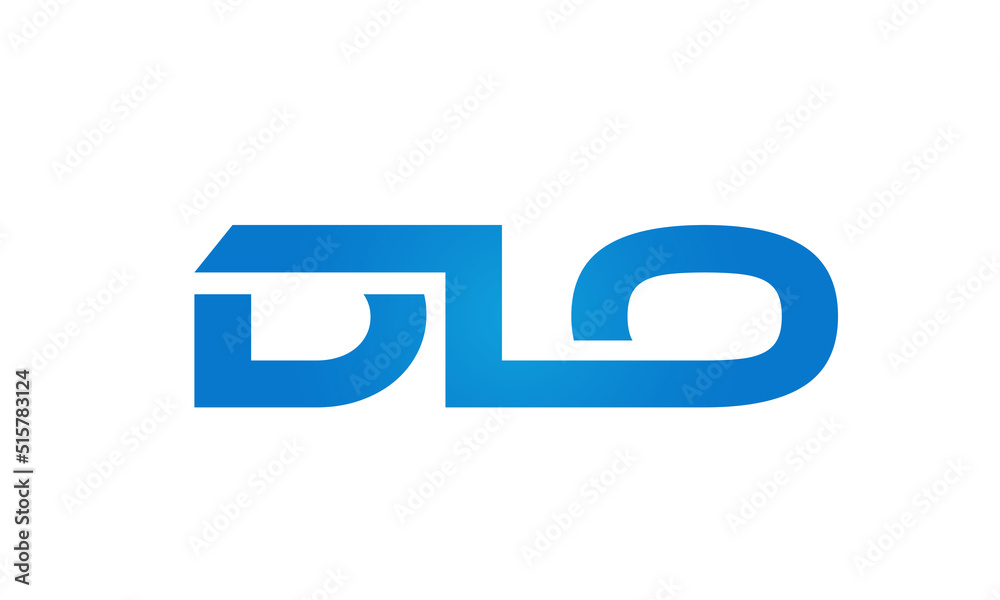 Connected ALO Letters logo Design Linked Chain logo Concept Connected ALO Letters logo Design Linked Chain logo Concept