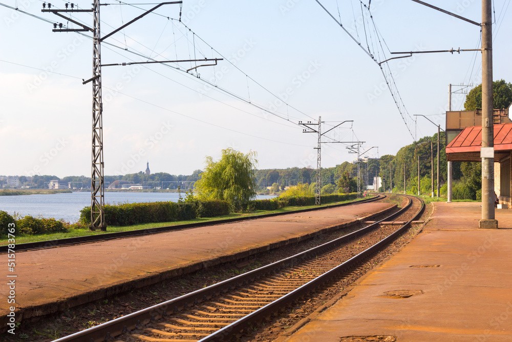 Majori railway station. Jurmala, Latvia