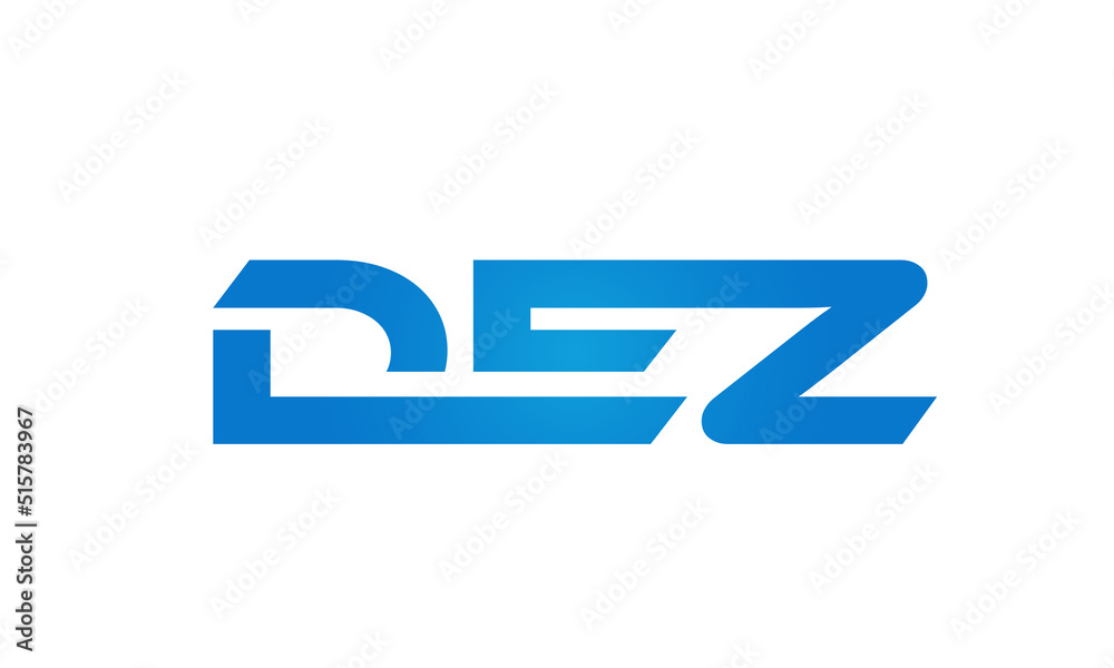 Connected AEZ Letters logo Design Linked Chain logo Concept Connected AEZ Letters logo Design Linked Chain logo Concept