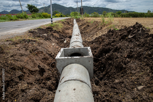 Thailand, Drain, Working, Building - Activity, Built Structure