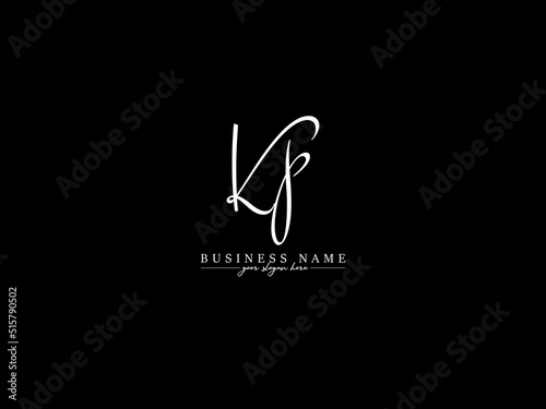 Signature KP Logo Icon Vector, Black Kp pk Signature Letter Logo Image Design With New Stylish Letter Symbol For Brand