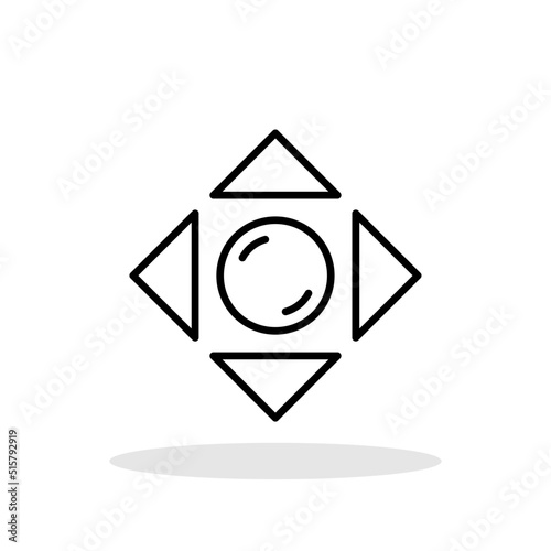 Control icon in trendy flat style. Controling symbol for your web site design, logo, app, UI Vector EPS 10. Free Download Control icon in trendy flat style. Controling symbol for your web site design, logo, app, UI Vector EPS 10. - GFXLoad