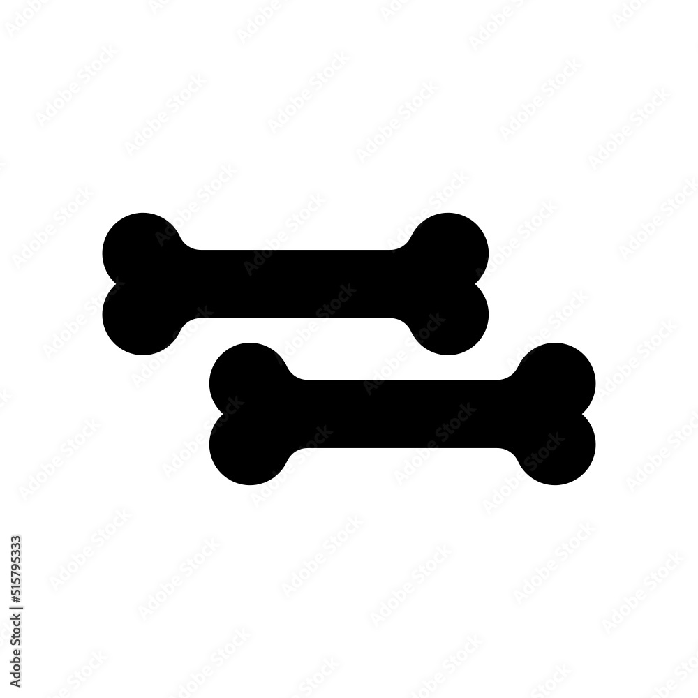Bones Icon Vector Symbol Design Illustration Bones Icon Vector Symbol Design Illustration