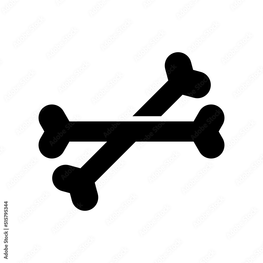 Bones Icon Vector Symbol Design Illustration Bones Icon Vector Symbol Design Illustration