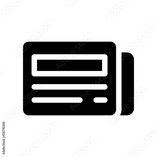 Newspaper Icon Vector Symbol Design Illustration