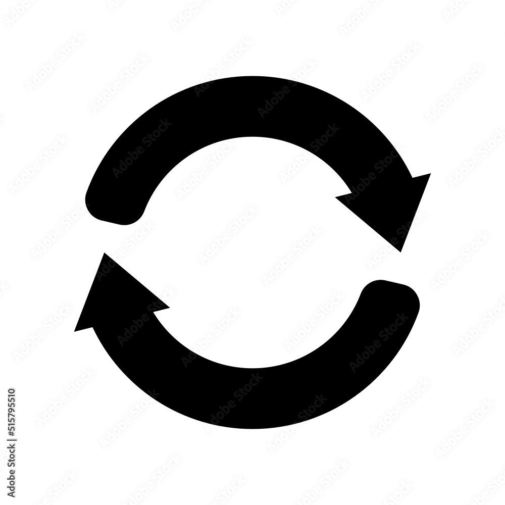 Refresh Icon Vector Symbol Design Illustration
