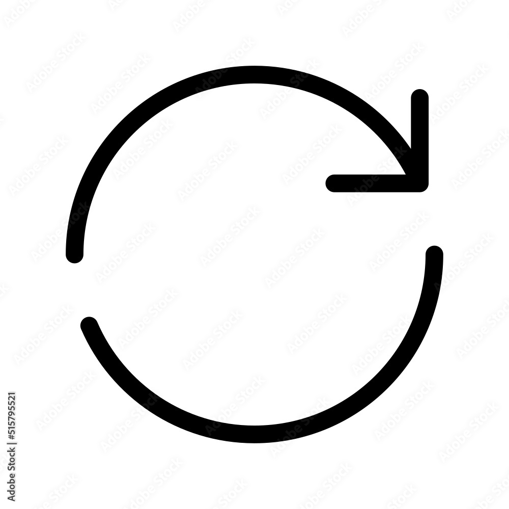 Refresh Icon Vector Symbol Design Illustration Refresh Icon Vector Symbol Design Illustration