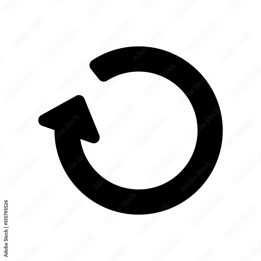 Refresh Icon Vector Symbol Design Illustration Refresh Icon Vector Symbol Design Illustration