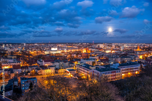 Panorama of Bydgoszcz from the water tower. Bydgoszcz, Kuyavian-Pomeranian Voivodeship, Poland. © Darek Bednarek