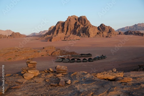 Valokuva Amazing scenery of Wadi Rum desert