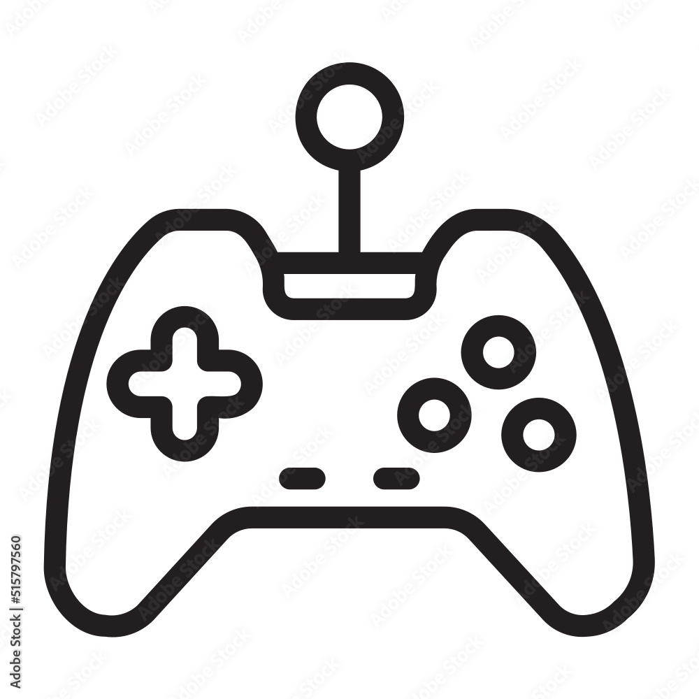 gamepad line icon gamepad line icon