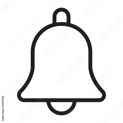 notification bell line icon