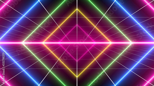 Vintage old style background 1980-1990 - 80s and 90s retro style - Retro computer or VHS effect © Myvector