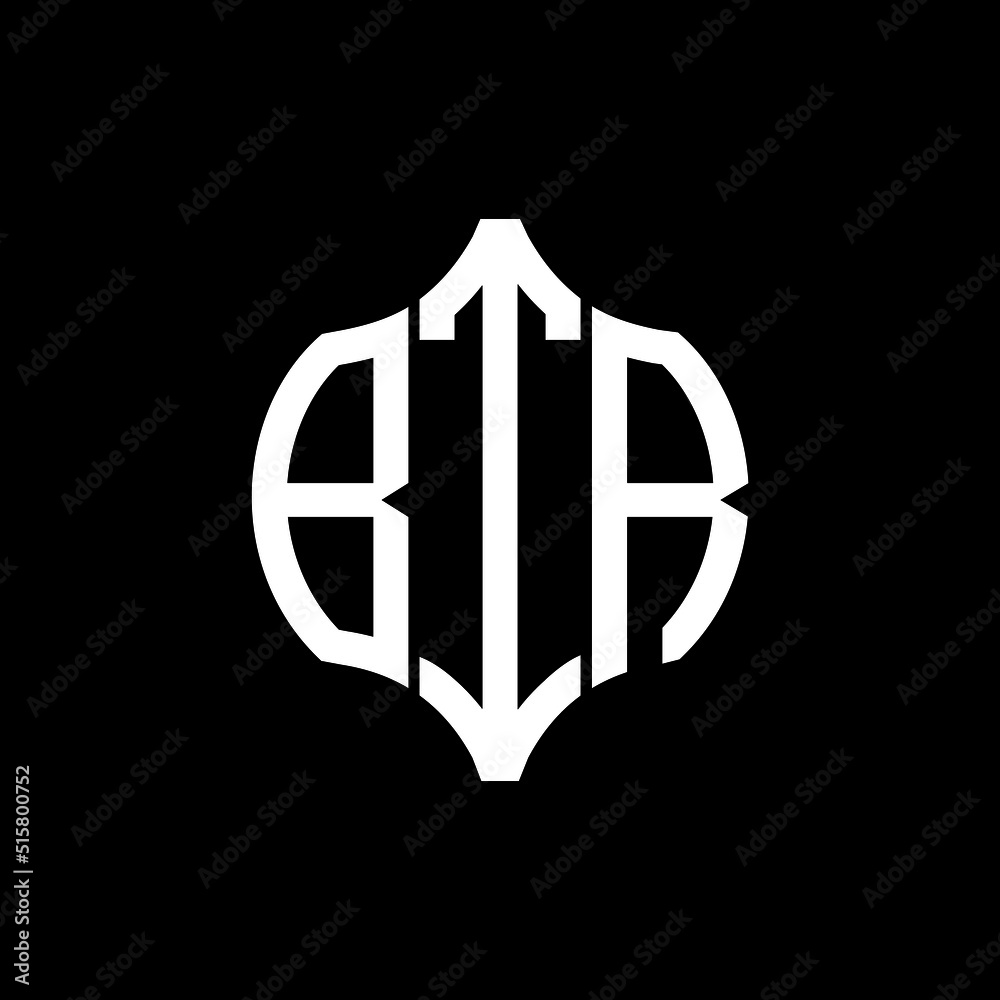 Btr Vector BTR letter logo. BTR best black background vector image. BTR Monogram ...
