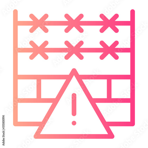 shield border gradient icon