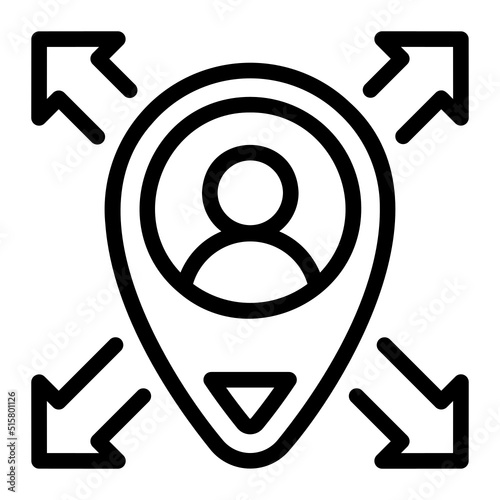 direction line icon