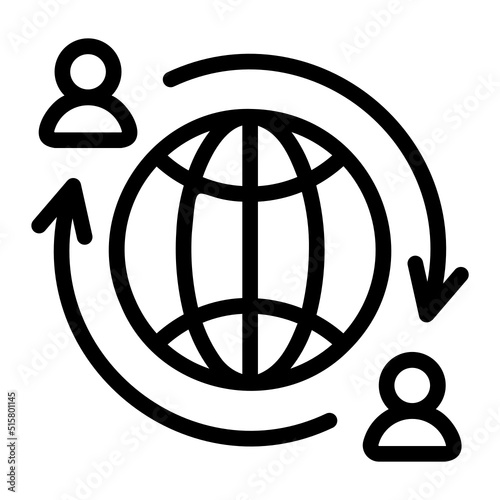 immigration line icon