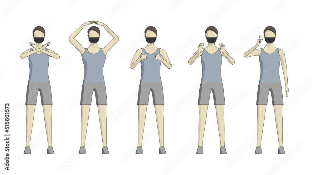 トレーニングする人 トレーニングする人